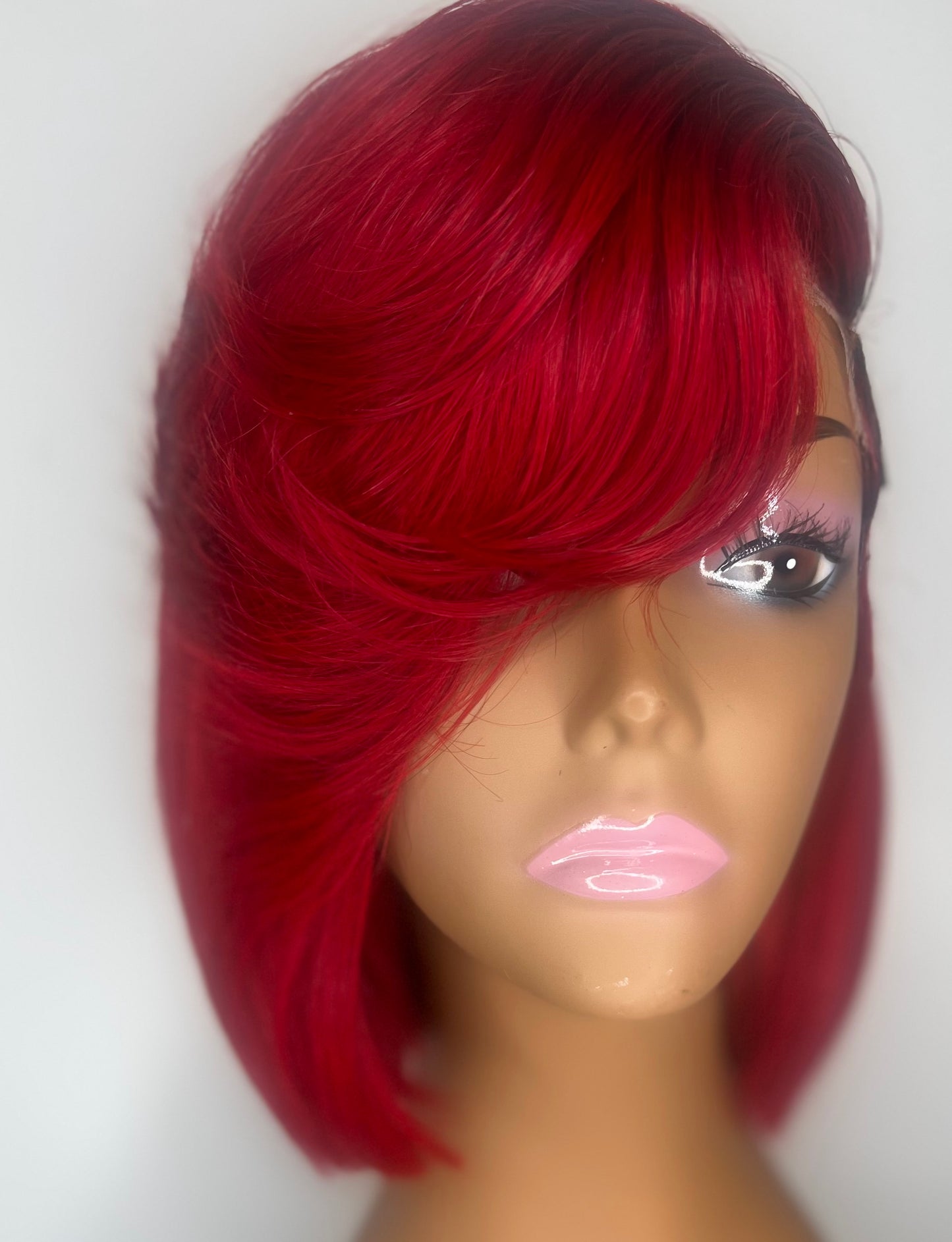 Red Short QuickWeave Bob